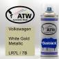 Preview: Volkswagen, White Gold Metallic, LR7L / 7B: 400ml Sprühdose, von ATW Autoteile West.